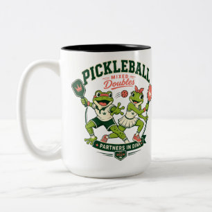 Tasse 2 Couleurs Partenaires Grenouille Mignonne dans un Design Spo