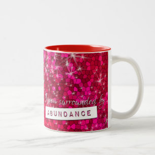 Tasse 2 Couleurs Parties scintillant Droit De L'Attraction Abondanc