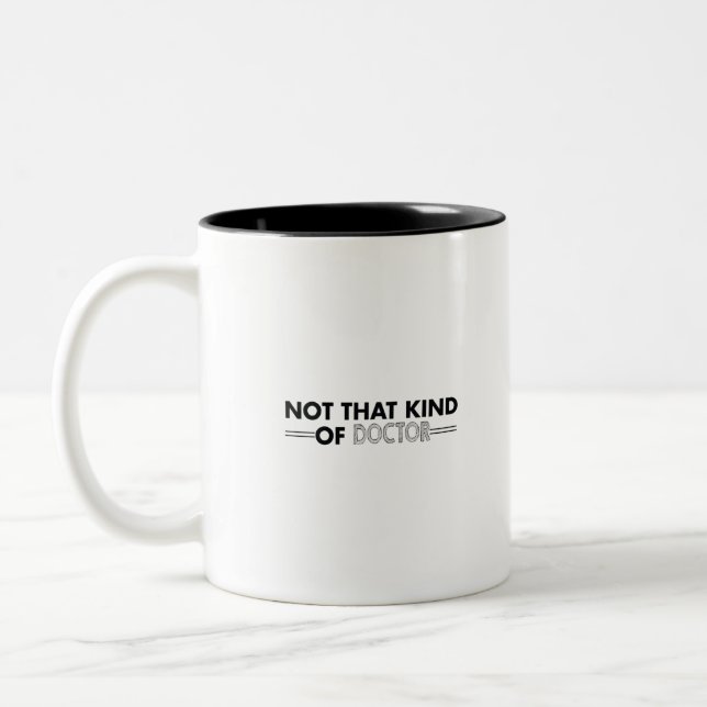 Tasse 2 Couleurs pas ce genre de médecin (Gauche)