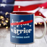 Pas de retour guerrier Type USA Drapeau Coeur Mari