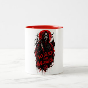 Tasse 2 Couleurs Pas de sommeil, juste un cri d'Halloween Design go
