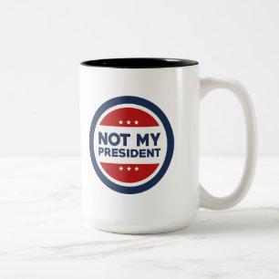 Tasse 2 Couleurs Pas mon président