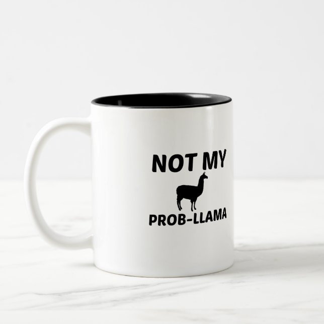 TASSE 2 COULEURS PAS MON PROB LAMA (Gauche)