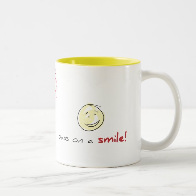 Tasse 2 Couleurs Passez-le dessus ! (Droit)