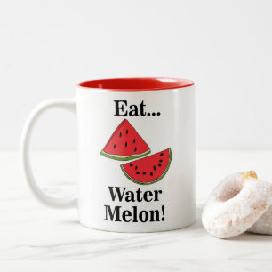 Tasse 2 Couleurs Pastèque Fruit Drôle d'Été
