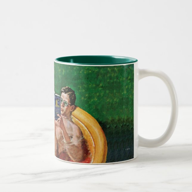 Tasse 2 Couleurs Patauger la piscine (Droit)