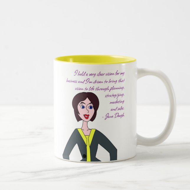 Tasse 2 Couleurs Pâte de Jane (Droit)