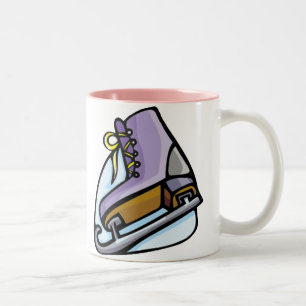 Tasse 2 Couleurs Patin de glace rose