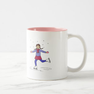 Tasse 2 Couleurs Patineuse sur glace