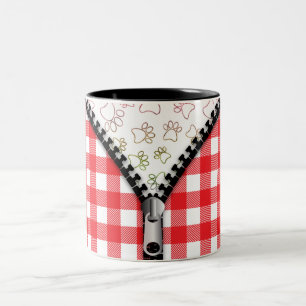 Tasse 2 Couleurs Patrouilles De Chien Plaid De Buffalo