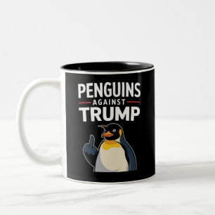 Tasse 2 Couleurs Pattes de pingouin levées Résister aux pingouins c