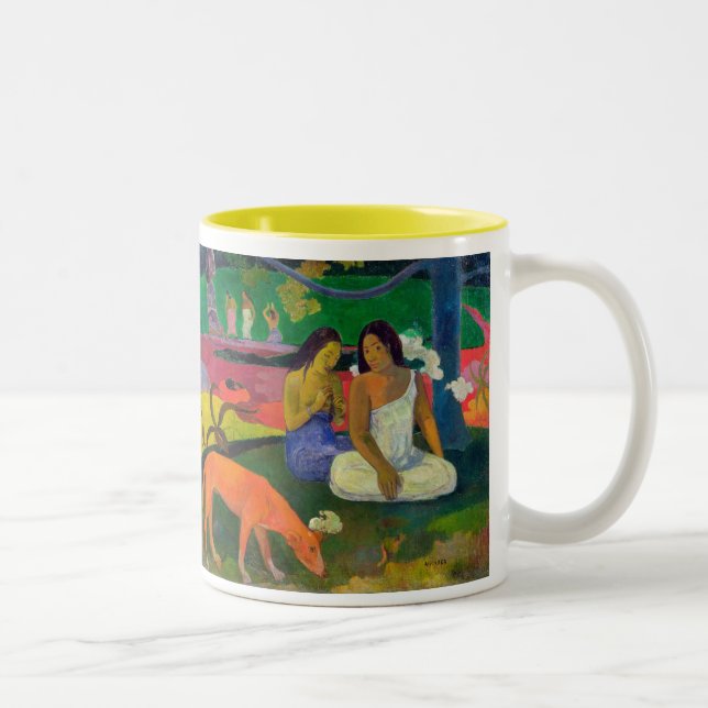 Tasse 2 Couleurs Paul Gauguin | Arearea (le chien rouge), 1892 (Droit)