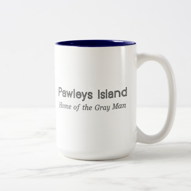 Tasse 2 Couleurs Pawleys Island Grey Man (Droit)