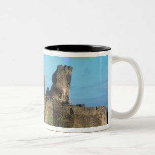 Tasse 2 Couleurs Pays de Galles - Château de Caerphilly, avec vue s