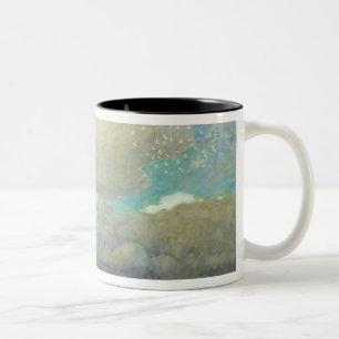 Tasse 2 Couleurs Paysage avec Huts, 1900