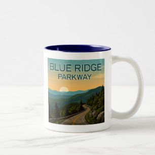 Tasse 2 Couleurs Paysage de Blue Ridge Parkway