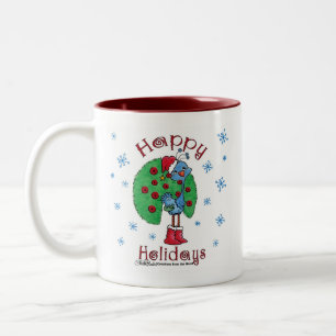 Tasse 2 Couleurs Peacock