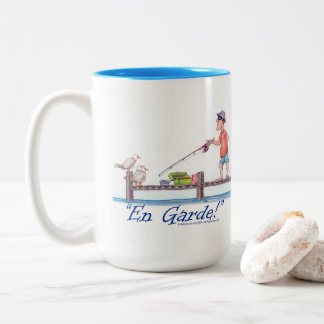 Tasse 2 Couleurs Pêcheur En Garde et mouettes