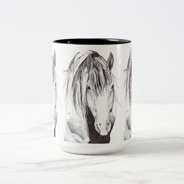 Tasse 2 Couleurs Peinture sauvage (Centre)