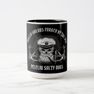 TASSE 2 COULEURS PELELIU SAILORS / CHIENS DE VENTE