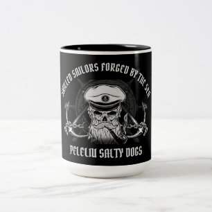 TASSE 2 COULEURS PELELIU SAILORS / CHIENS DE VENTE