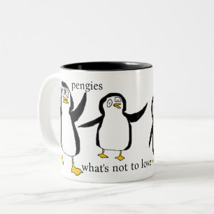 Tasse 2 Couleurs Pengies, ce n'est pas aimer