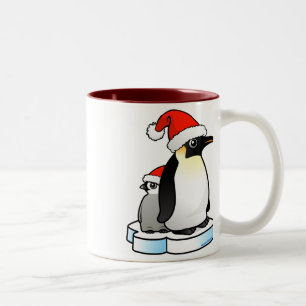 Tasse 2 Couleurs Penguin, l'empereur père Noël