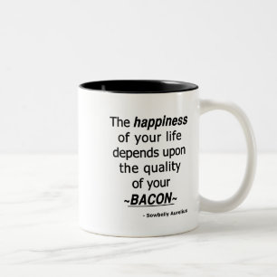 Tasse 2 Couleurs Pensées de qualité ? Puis une vie de lard…