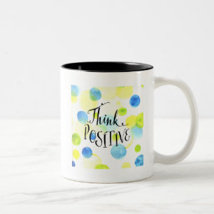 Tasse 2 Couleurs Penser positif