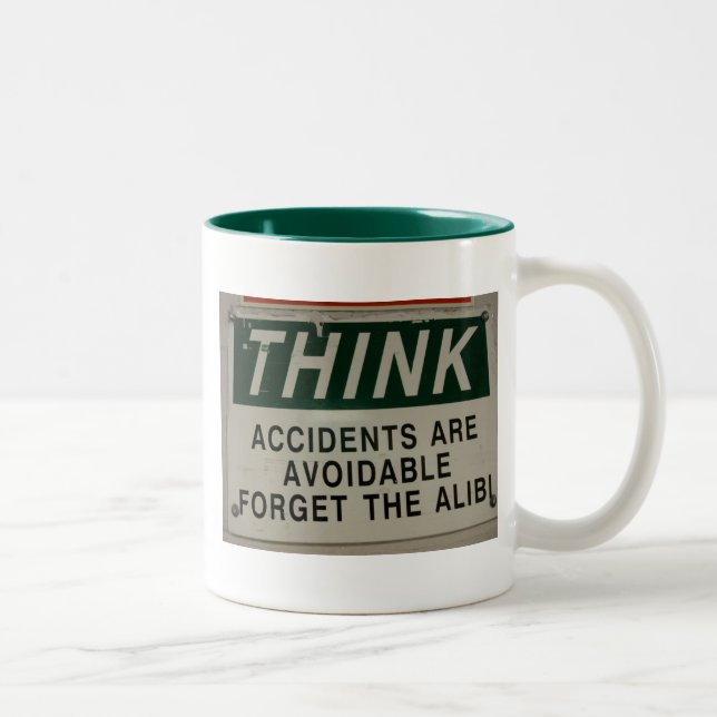 Tasse 2 Couleurs Pensez (Droit)