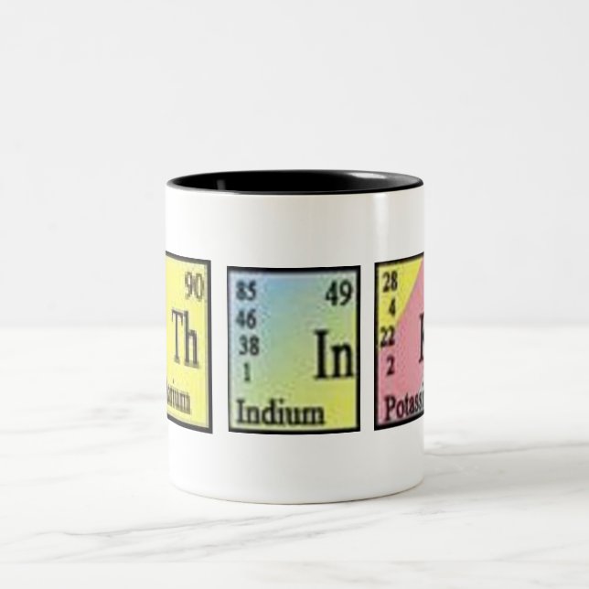 Tasse 2 Couleurs Pensez la chimie (Centre)
