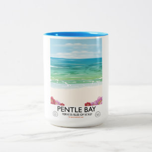 Tasse 2 Couleurs Pentle Bay, Tresco, Iles de Scilly