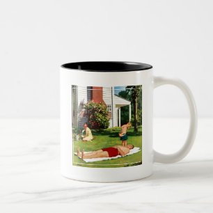 Tasse 2 Couleurs Père de arrosage