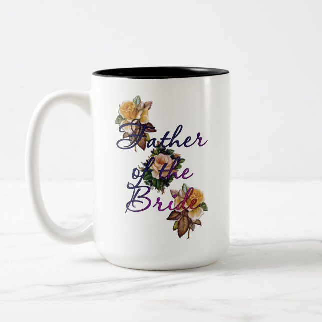 Tasse 2 Couleurs Père De La Fleur De Mariée (Gauche)