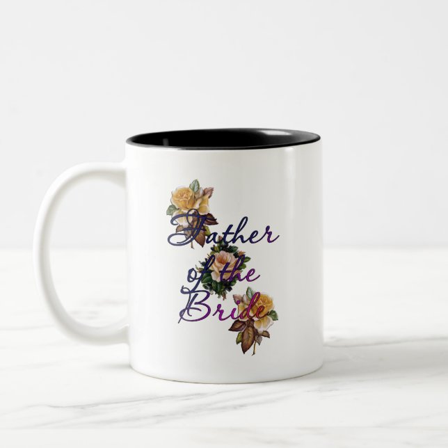 Tasse 2 Couleurs Père De La Fleur De Mariée (Gauche)