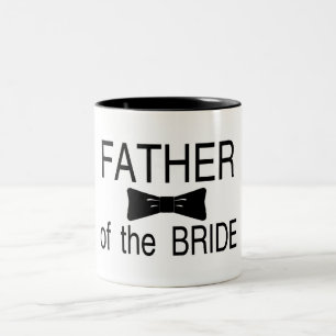 Tasse 2 Couleurs Père de la jeune mariée Bowtie