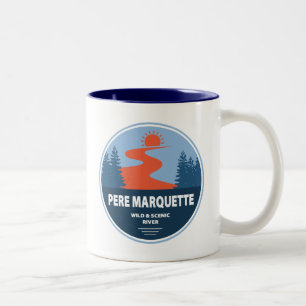 Tasse 2 Couleurs Pere Marquette Rivière sauvage et Pittoresque