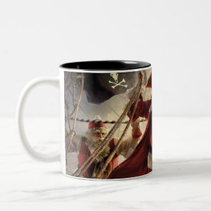 Tasse 2 Couleurs Père Noël Est Un Pirate