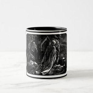Tasse 2 Couleurs Père Noël Muerte (faucheuse mexicaine) circa 1939