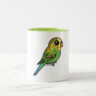 Tasse 2 Couleurs Perruche de Birdorable