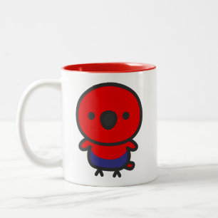 Tasse 2 Couleurs Perruche éclectique / Femelle