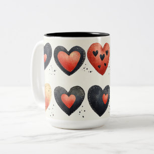 Tasse 2 Couleurs Personalized Valentine Coffee Mug