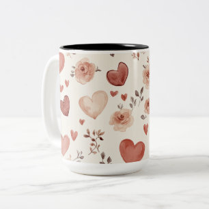 Tasse 2 Couleurs Personalized Valentine Coffee Mug