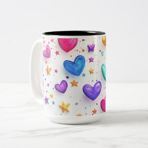 Tasse 2 Couleurs Personalized Valentine Coffee Mug