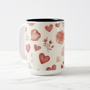 Tasse 2 Couleurs Personalized Valentine Coffee Mug