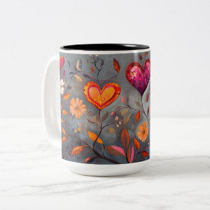 Tasse 2 Couleurs Personalized Valentine Coffee Mug