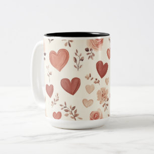 Tasse 2 Couleurs Personalized Valentine Coffee Mug