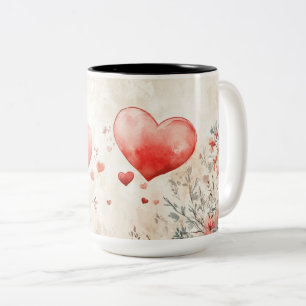 Tasse 2 Couleurs Personalized Valentine Coffee Mug
