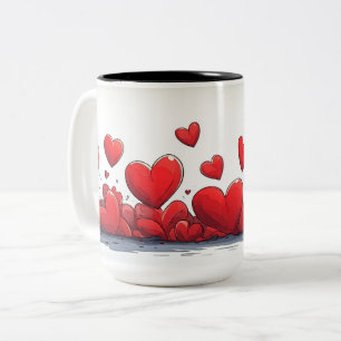 Tasse 2 Couleurs Personalized Valentine Coffee Mug