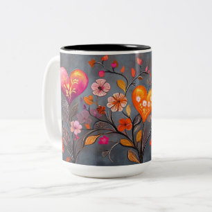 Tasse 2 Couleurs Personalized Valentine Coffee Mug
